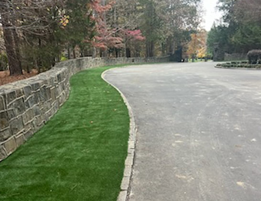 Turf job done by American artificial turf